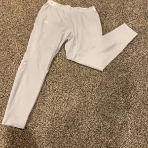 Light gray under armour joggers